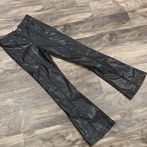 Princess Polly Black Faux Leather Pants